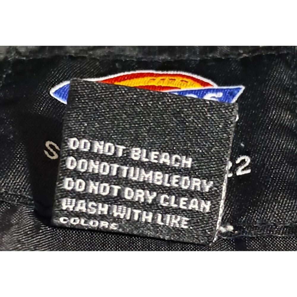 Dickies Mens L Black Ripstop Nylon Packable Hooded Windbreaker Jacket Lightweigh - Picture 3 of 15